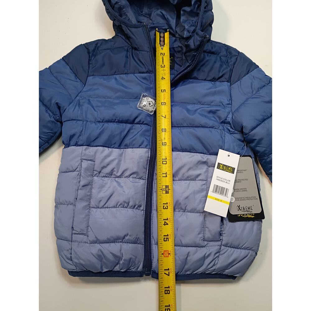 Xtreme Tech Blue Puffer Vest - Size 6 - New with Tags - Picture 4 of 7
